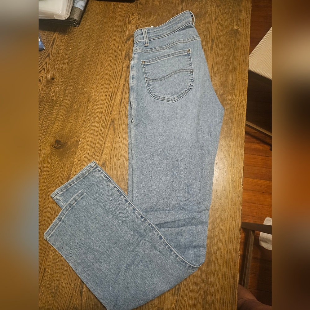 Lee Sculpting Skinny Leg Jeans in Faded Blue